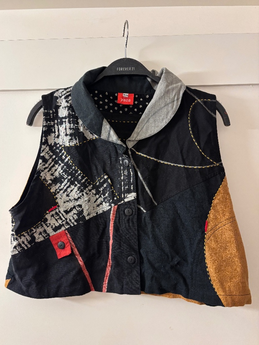 Yaza cropped vest